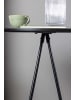 ebuy24 Bartisch Bistro Schwarz 60 x 60 cm