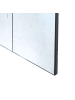 Beliani Wandspiegel RIMONT in Schwarz - (W) 80 x (H) 80 x (L) 2 cm