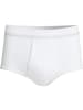 Con-ta Baumwolle, Doppelripp Slip 4er-Pack in weiß