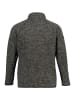 JP1880 Fleecejacke in grau melange