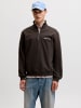 Jack & Jones Sweatshirt mit halbem Reißverschluss in Java
