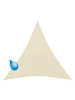 Gartenia sunprotect Sonnensegel Hydro, 3,6 x 3,6 x 3,6 m, Dreieck, wasserabweisend, creme in Creme