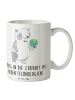 Mr. & Mrs. Panda Coffee Mug Neuen Technologien begegnen mit Spruch in Weiß