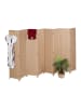 relaxdays Paravent in Natur - (B)320 x (H)170 cm
