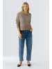 Oui Pullover in smokey taupe