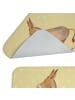 Mr. & Mrs. Panda Badteppich Esel ohne Spruch in Gelb Pastell