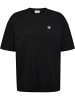 Hummel Loose-fit T-Shirt aus Baumwolle in Schwarz