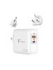 Wisam Wandladegerät T-Phox Mega T-PP09 GaN PD 65W USB/USB-C Weiß