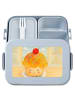 Mr. & Mrs. Panda Bento Box Cupcake Design ohne Spruch in Blau Pastell