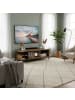 relaxdays TV-Lowboard in Braun/ Schwarz - (B)106 x (H)40 x (T)39,5 cm