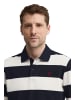 Polo Club Poloshirt in Blau-Ecru