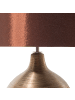 Beliani Tischleuchten YAKIMA in Braun/Gold - (W) 28 x (H) 43 x (L) 28 cm