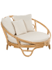 Beliani 2er-Set Sonneninsel ROSSANO in Naturfarben/Beige