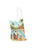 Mr. & Mrs. Panda Festivaltasche Panda Schwimmbad Pommes Design o... in Weiß