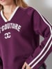 Co'couture Pullover BatuCC in Plum