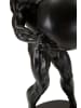 Mauro Ferretti Schwarze Harzfigur eines Mannes, 18,5 x 20,5 x 43,5 cm