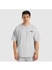 SMILODOX T-Shirt Vlery in Grau Melange