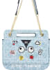 myMo Women Shoulder Bag in Blue Denim
