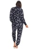 NORMANN Jumpsuit Overall Kapuze wterlichen Design - 51278 in marine