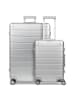Redolz Pro Aluminium 4-Rollen Kofferset S+L silver