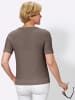 WITT WEIDEN Kurzarmpullover in taupe