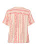 Cream Langarm-Hemd CRBellis Straight fit in Ethnic Geo Porcelain Rose