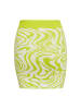 Swirly Damen Rock in WOLLWEISS LIMETTE