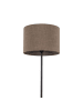 Licht-Erlebnisse Stehlampe Ø 50 x (H)165 cm in Schwarz Braun