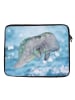 Mr. & Mrs. Panda Laptop Hülle Seekuh Chillen ohne Spruch in OZeichenanblue