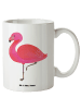 Mr. & Mrs. Panda XL Tasse Flamingo Classic ohne Spruch in Weiß