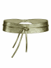 collezione alessandro Bindegürtel " Metalic " in khaki
