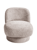 Beliani Sessel AYLO in Beige - (W) 60 x (H) 65 x (L) 70 cm