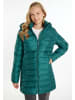 myMo Damen Leichte Steppjacke in Dunkelgrün
