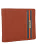 mano Don Leonardo Geldbörse RFID Leder 11,5 cm cognac