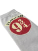 Harry Potter 3er Pack Harry Potter Socken Hedwig Gleis 9 3/4 Strümpfe in blau/weiß