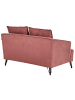 Beliani 2-Sitzer Sofa HOBRO in Rot/Schwarz - (W) 147 x (H) 87 x (L) 85 cm