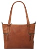 SPIKES & SPARROW Shopper in cognac