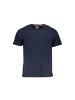 GianMarco Venturi Blau Baumwolle Herren T-Shirt