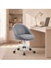 SONGMICS Bürostuhl Lenna in Schiefergrau - (B)60 x (H)(80-90) x (T)60 cm