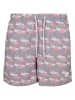 Urban Classics Badeshorts in flamingo aop