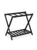 relaxdays Kofferständer in Schwarz - (B)68,5 x (H)58,5 x (T)38 cm