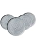 Ritzenhoff & Breker 4er Set Speiseteller Porto in Grau ø 26,5 cm in grau