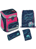SCOOLI EasyFit Glow Edition Set 5-tlg. DIN Dotty Dolphin in pink
