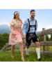 tectake Lederhose Frankenwald in schwarz