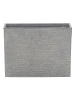 Beliani Outdoor Blumentopf EDESSA in Grau - (W) 60 x (H) 45 x (L) 25 cm