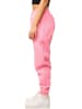 DAILY COTTON Jogginghose - im Straight-Fit als Lange Trainingshose Sweatpants in Bubble Gum