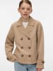 Vero Moda Girl Trenchcoat in Silver Mink