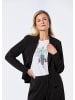 GOLDNER Jersey-Blazer in schwarz