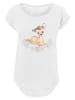 F4NT4STIC Long Cut T-Shirt Disney Bambi Watercolour in weiß