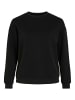 Vila Jumper round neck long sleeves soft sweatshirt look in Schwarz